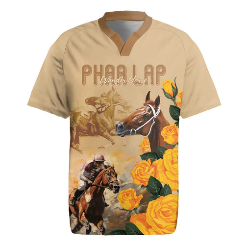 Personalised Melbourne Horse Racing Rugby Jersey Australia Wonder Horse