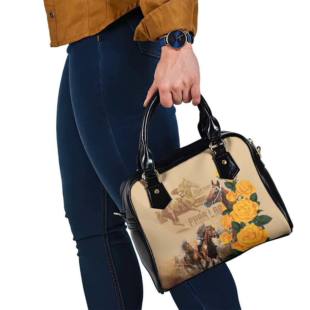 Personalised Melbourne Horse Racing Shoulder Handbag Australia Wonder Horse
