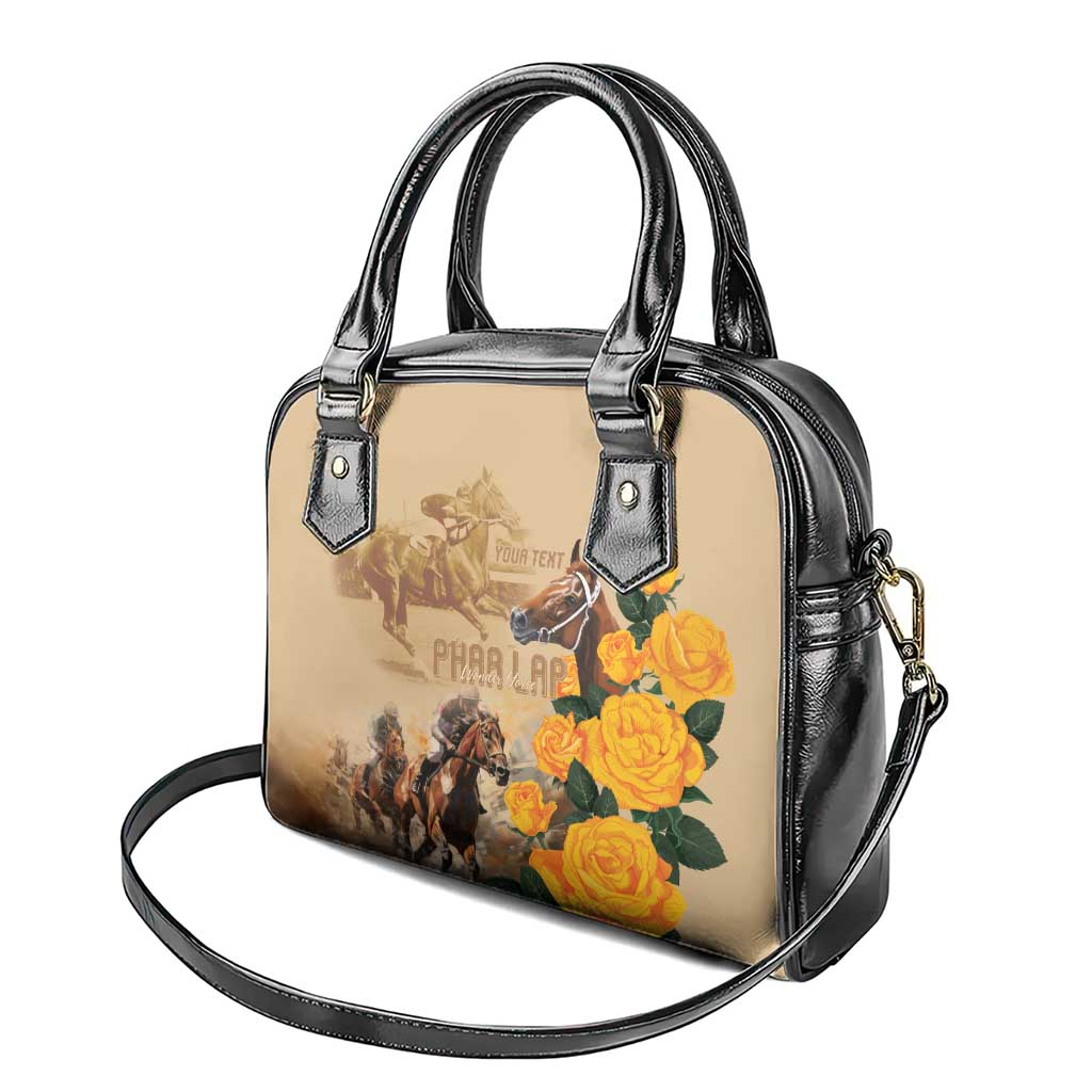 Personalised Melbourne Horse Racing Shoulder Handbag Australia Wonder Horse