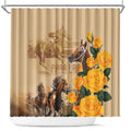 Personalised Melbourne Horse Racing Shower Curtain Australia Wonder Horse