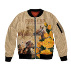 Personalised Melbourne Horse Racing Sleeve Zip Bomber Jacket Australia Wonder Horse