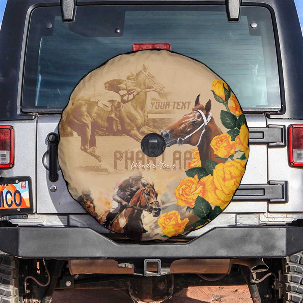 Personalised Melbourne Horse Racing Spare Tire Cover Australia Wonder Horse