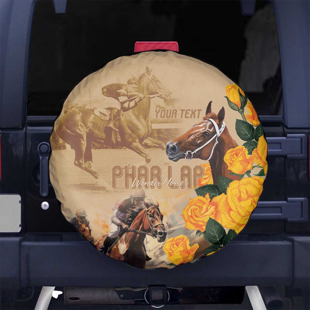Personalised Melbourne Horse Racing Spare Tire Cover Australia Wonder Horse