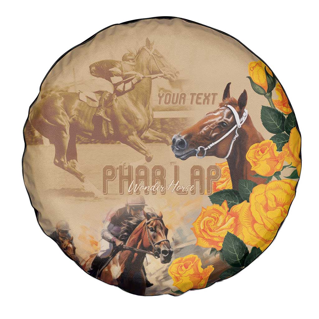 Personalised Melbourne Horse Racing Spare Tire Cover Australia Wonder Horse