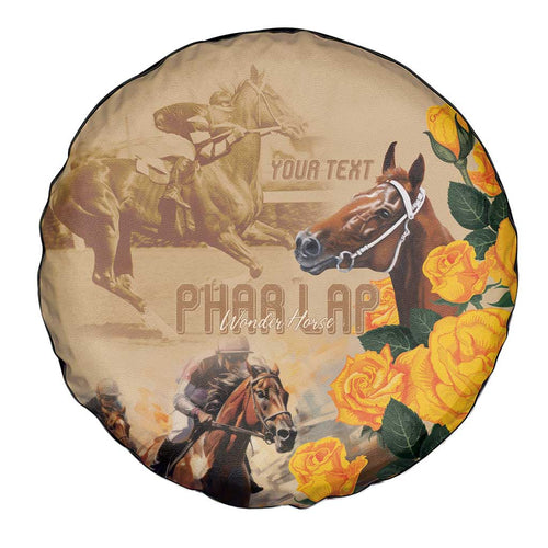 Personalised Melbourne Horse Racing Spare Tire Cover Australia Wonder Horse