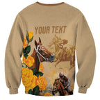 Personalised Melbourne Horse Racing Sweatshirt Australia Wonder Horse