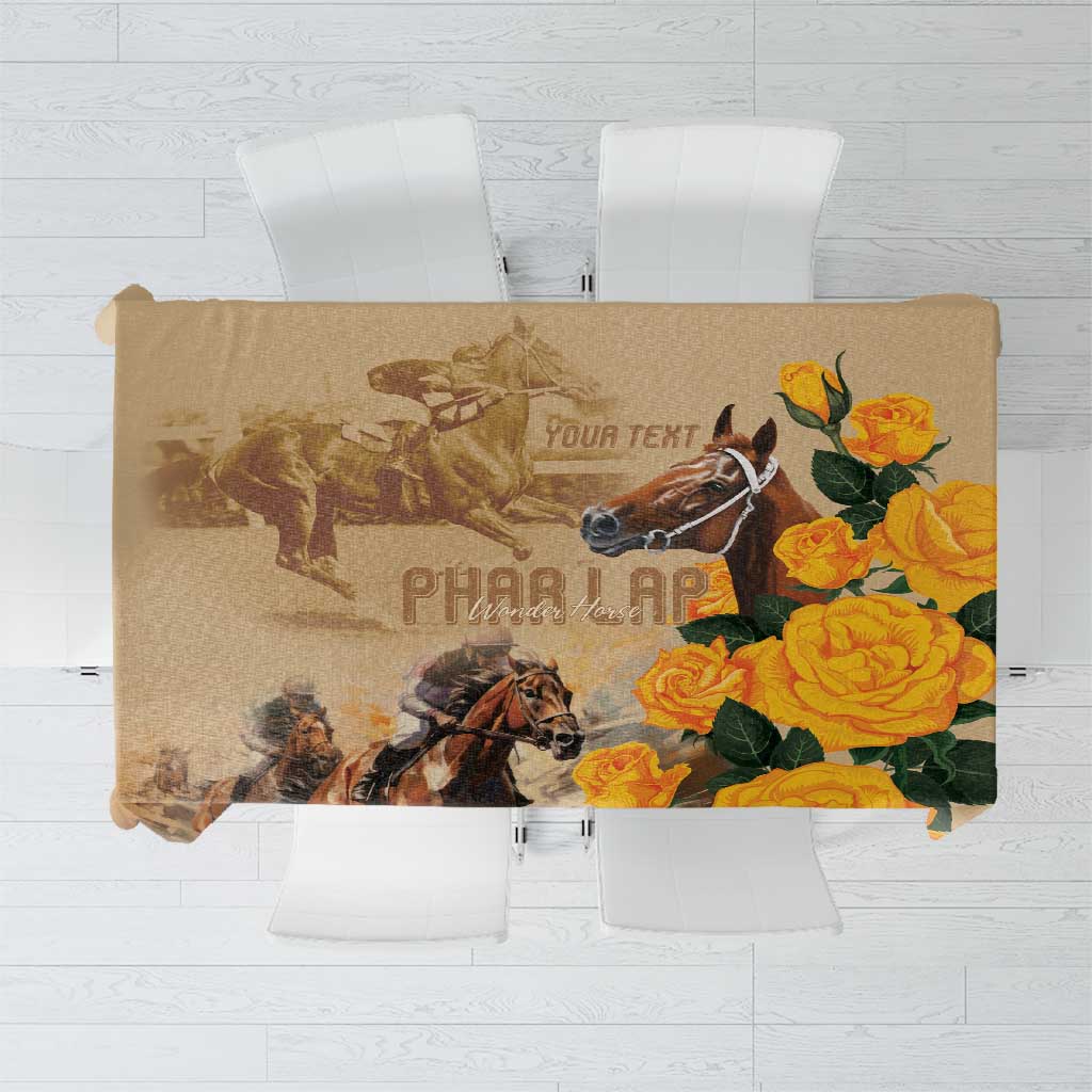 Personalised Melbourne Horse Racing Tablecloth Australia Wonder Horse