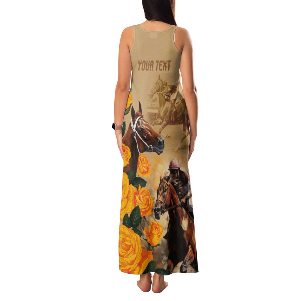 Personalised Melbourne Horse Racing Tank Maxi Dress Australia Wonder Horse