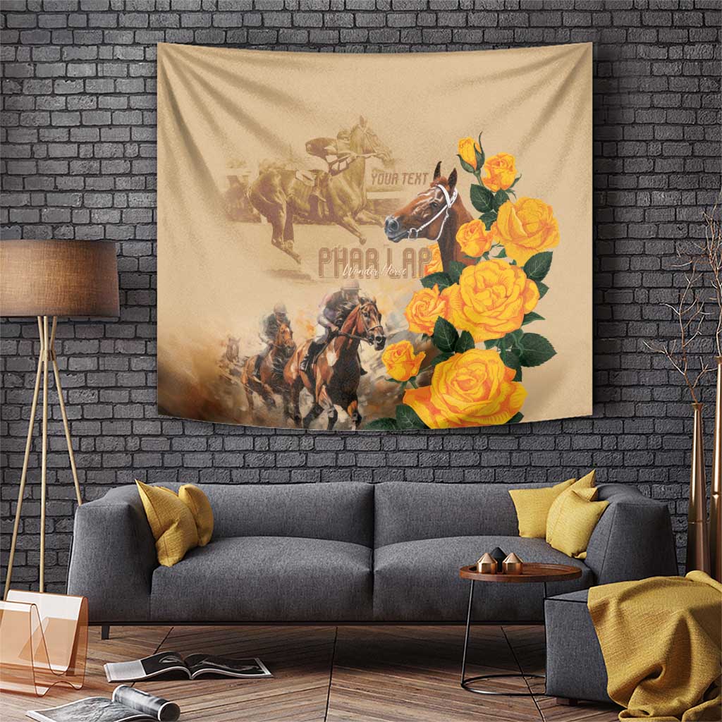Personalised Melbourne Horse Racing Tapestry Australia Wonder Horse