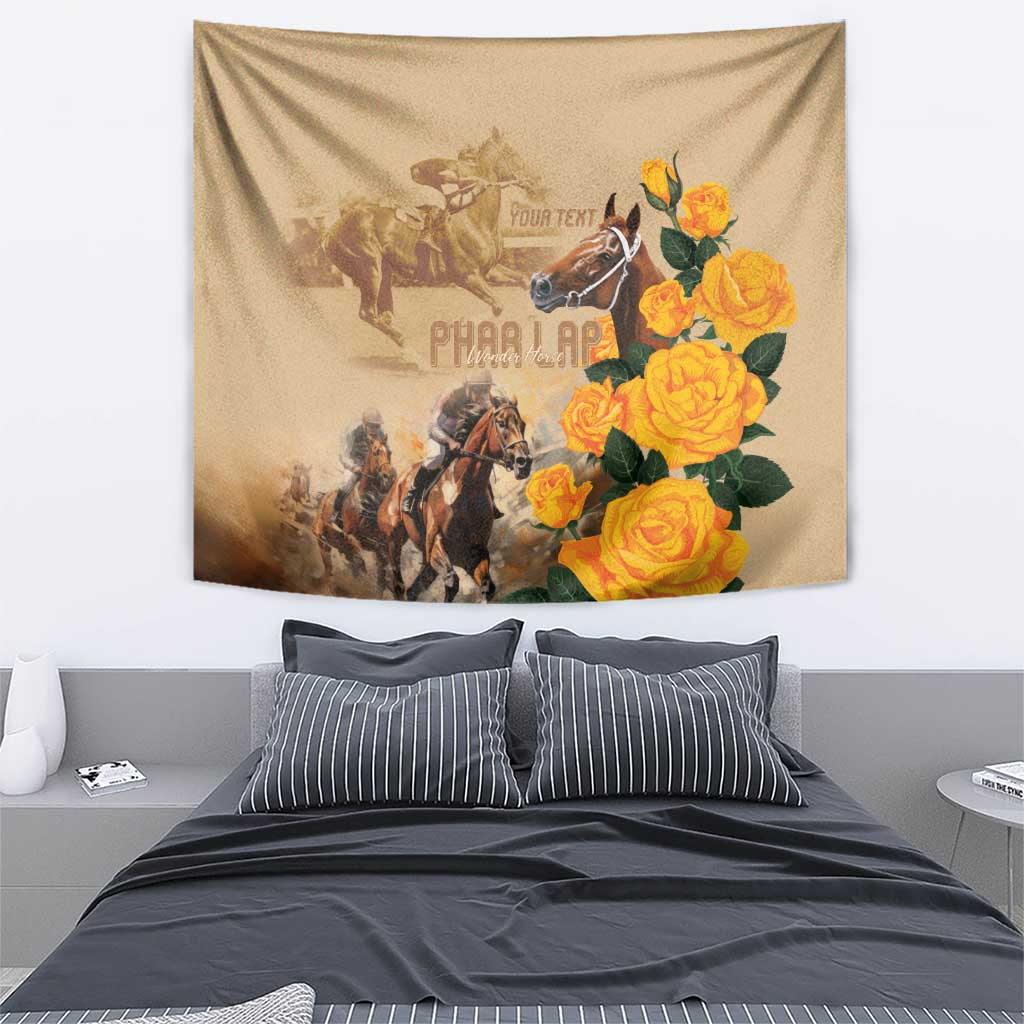 Personalised Melbourne Horse Racing Tapestry Australia Wonder Horse