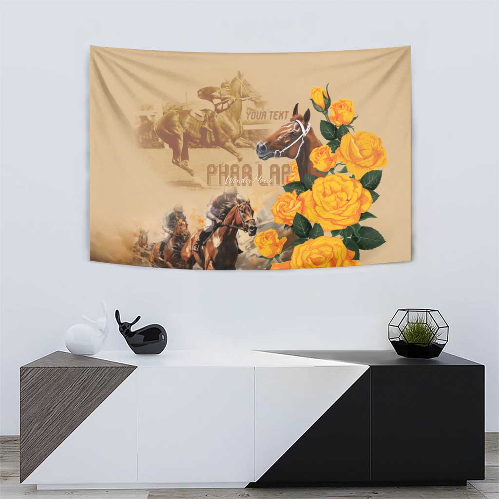Personalised Melbourne Horse Racing Tapestry Australia Wonder Horse