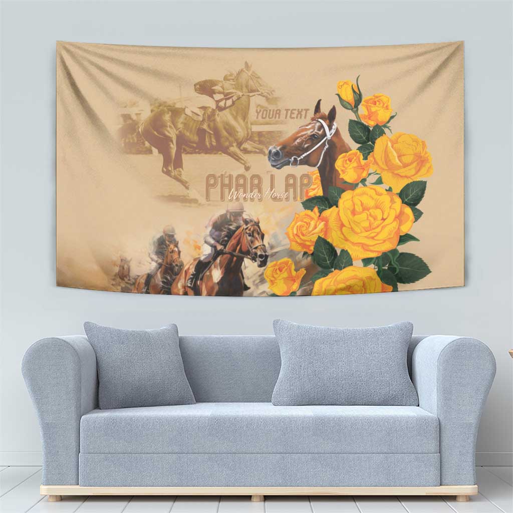 Personalised Melbourne Horse Racing Tapestry Australia Wonder Horse