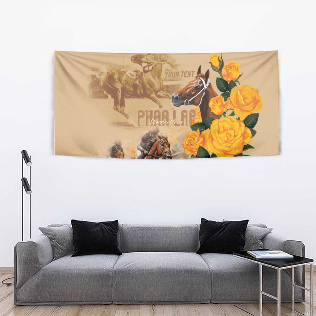 Personalised Melbourne Horse Racing Tapestry Australia Wonder Horse
