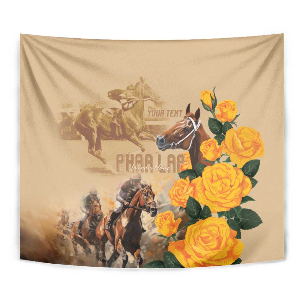 Personalised Melbourne Horse Racing Tapestry Australia Wonder Horse
