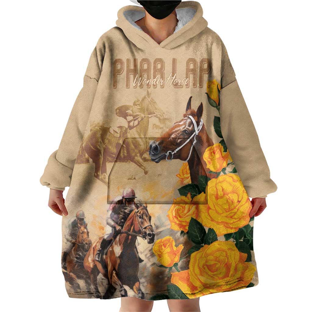 Personalised Melbourne Horse Racing Wearable Blanket Hoodie Australia Wonder Horse