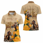 Personalised Melbourne Horse Racing Women Polo Shirt Australia Wonder Horse
