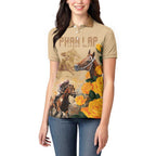 Personalised Melbourne Horse Racing Women Polo Shirt Australia Wonder Horse