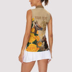 Personalised Melbourne Horse Racing Women Sleeveless Polo Shirt Australia Wonder Horse