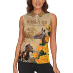 Personalised Melbourne Horse Racing Women Sleeveless Polo Shirt Australia Wonder Horse