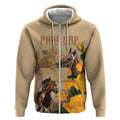 Personalised Melbourne Horse Racing Zip Hoodie Australia Wonder Horse