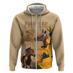Personalised Melbourne Horse Racing Zip Hoodie Australia Wonder Horse