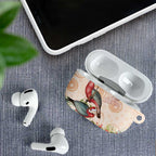 Merry Christmas Aussie Aboriginal AirPods Case Rosebreasted Cockatoo Pastel - Aussie Hoodie