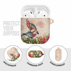 Merry Christmas Aussie Aboriginal AirPods Case Rosebreasted Cockatoo Pastel - Aussie Hoodie