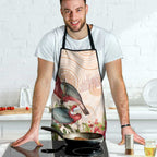 Merry Christmas Aussie Aboriginal Apron Rosebreasted Cockatoo Pastel - Aussie Hoodie
