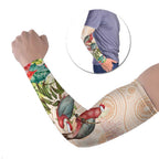 Merry Christmas Aussie Aboriginal Arm Sleeves Rosebreasted Cockatoo Pastel - Aussie Hoodie