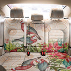 Merry Christmas Aussie Aboriginal Back Car Seat Cover Rosebreasted Cockatoo Pastel - Aussie Hoodie