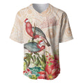 Merry Christmas Aussie Aboriginal Baseball Jersey Rosebreasted Cockatoo Pastel - Aussie Hoodie