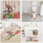 Merry Christmas Aussie Aboriginal Bathroom Set Rosebreasted Cockatoo Pastel - Aussie Hoodie