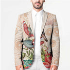 Merry Christmas Aussie Aboriginal Blazer Rosebreasted Cockatoo Pastel - Aussie Hoodie