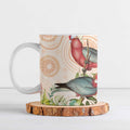 Merry Christmas Aussie Aboriginal Ceramic Mug Rosebreasted Cockatoo Pastel - Aussie Hoodie