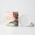Merry Christmas Aussie Aboriginal Ceramic Mug Rosebreasted Cockatoo Pastel - Aussie Hoodie