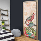 Merry Christmas Aussie Aboriginal Door Cover Rosebreasted Cockatoo Pastel - Aussie Hoodie