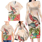 Merry Christmas Aussie Aboriginal Family Matching Long Sleeve Bodycon Dress and Hawaiian Shirt Rosebreasted Cockatoo Pastel - Aussie Hoodie