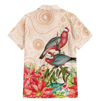 Merry Christmas Aussie Aboriginal Family Matching Mermaid Dress and Hawaiian Shirt Rosebreasted Cockatoo Pastel - Aussie Hoodie