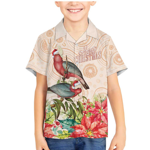 Merry Christmas Aussie Aboriginal Family Matching Mermaid Dress and Hawaiian Shirt Rosebreasted Cockatoo Pastel - Aussie Hoodie