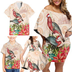 Merry Christmas Aussie Aboriginal Family Matching Off Shoulder Short Dress and Hawaiian Shirt Rosebreasted Cockatoo Pastel - Aussie Hoodie