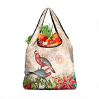 Merry Christmas Aussie Aboriginal Grocery Bag Rosebreasted Cockatoo Pastel - Aussie Hoodie