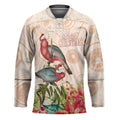 Merry Christmas Aussie Aboriginal Hockey Jersey Rosebreasted Cockatoo Pastel - Aussie Hoodie