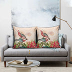 Merry Christmas Aussie Aboriginal Pillow Cover Rosebreasted Cockatoo Pastel - Aussie Hoodie