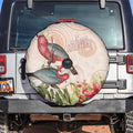 Merry Christmas Aussie Aboriginal Spare Tire Cover Rosebreasted Cockatoo Pastel - Aussie Hoodie