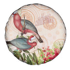 Merry Christmas Aussie Aboriginal Spare Tire Cover Rosebreasted Cockatoo Pastel - Aussie Hoodie