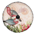 Merry Christmas Aussie Aboriginal Spare Tire Cover Rosebreasted Cockatoo Pastel - Aussie Hoodie