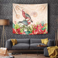 Merry Christmas Aussie Aboriginal Tapestry Rosebreasted Cockatoo Pastel - Aussie Hoodie