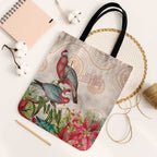 Merry Christmas Aussie Aboriginal Tote Bag Rosebreasted Cockatoo Pastel - Aussie Hoodie