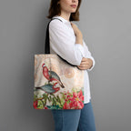 Merry Christmas Aussie Aboriginal Tote Bag Rosebreasted Cockatoo Pastel - Aussie Hoodie