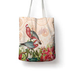 Merry Christmas Aussie Aboriginal Tote Bag Rosebreasted Cockatoo Pastel - Aussie Hoodie